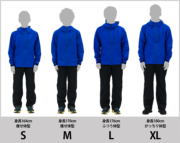 サイズ別着用画像