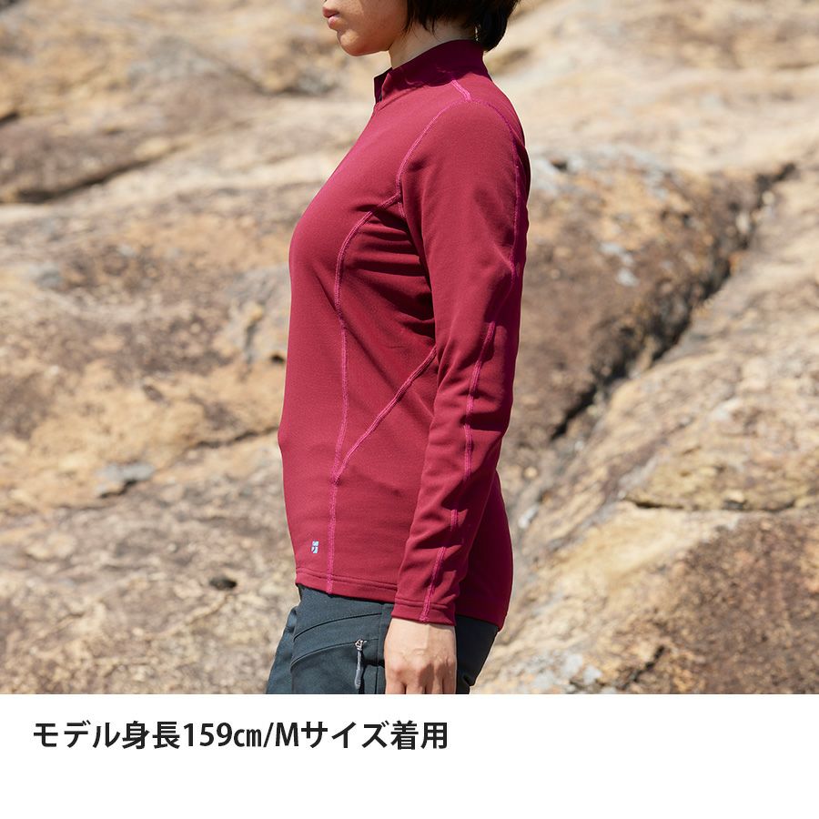 メリノスピンサーモジップネック | アウトドアブランド ファイントラック