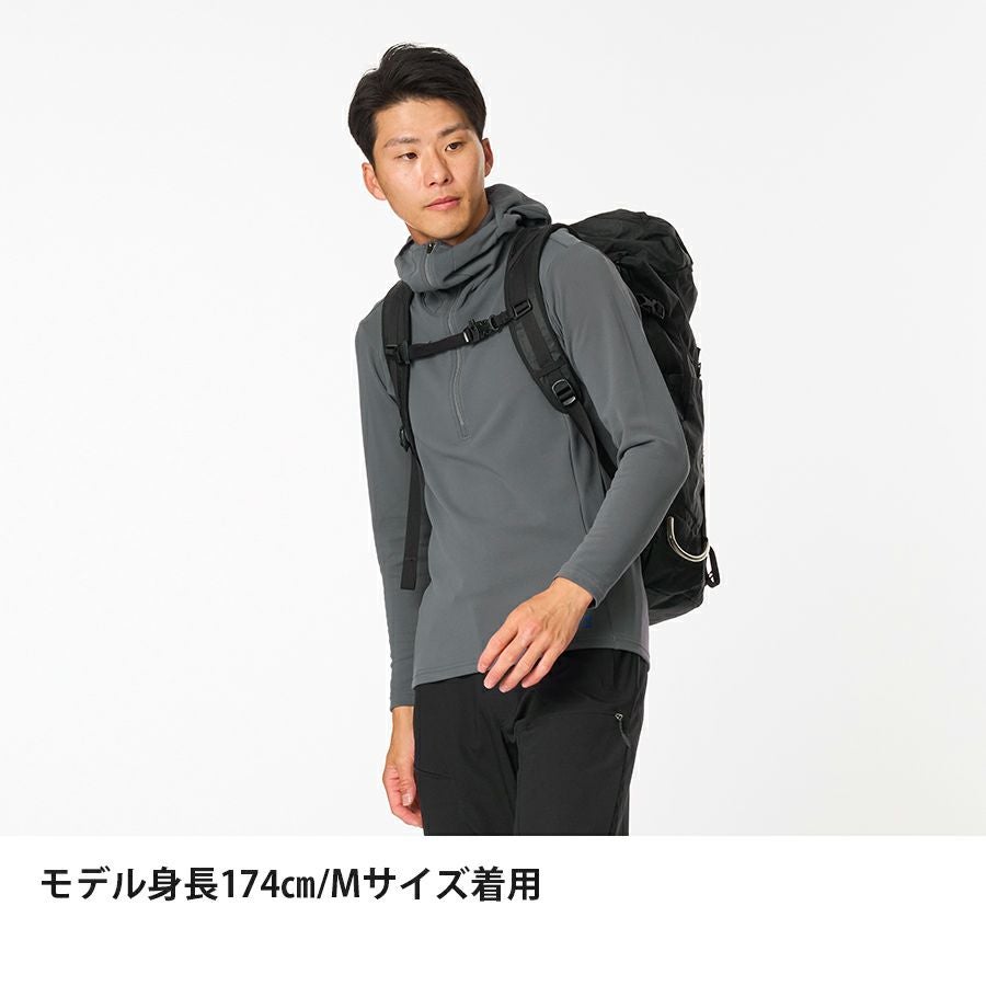 finetrack メリノスピンサーモフーディ M ブラック メリノスピンサーモフーディ | アウトドアブランド ファイントラック