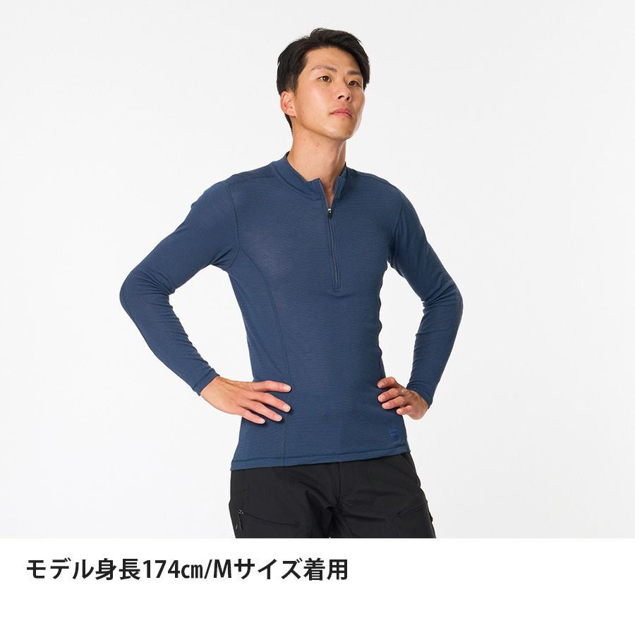 メリノスピンライトジップネック | アウトドアブランド ファイントラック