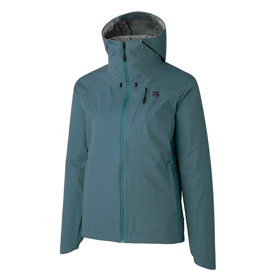 【Women's M ブルー系】 Finetrack ( ファイントラック ) ニュウモラップフーディ Nyumo Wrap Hoody ミント ポリエステル ウェア トップス アウター ジャケット ソフトシェル finetrack - 【Women's M ブルー系】 Finetrack ( ファイントラック