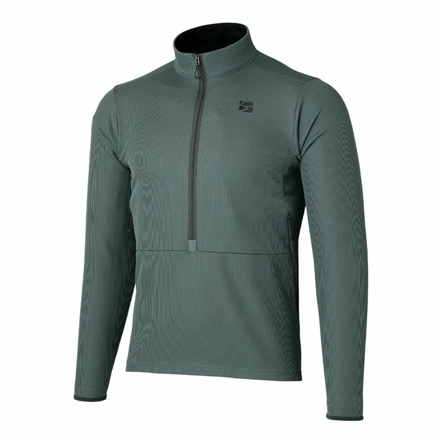ファイントラック finetrack DROUGHT SENSOR JACKET ドラウト センサー ジャケット メンズM ウェア 登山 アウトドア ドラウトセンサージップネック | アウトドアブランド ファイントラック