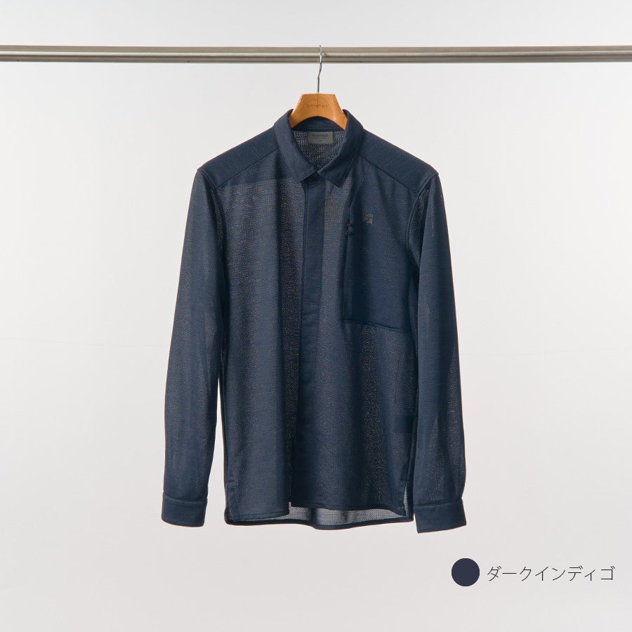 ラミースピンニットシャツ | アウトドアブランド ファイントラック