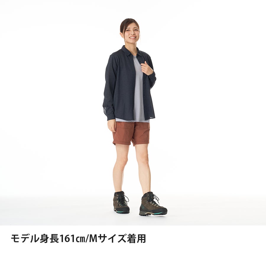 ラミースピンニットシャツ | アウトドアブランド ファイントラック