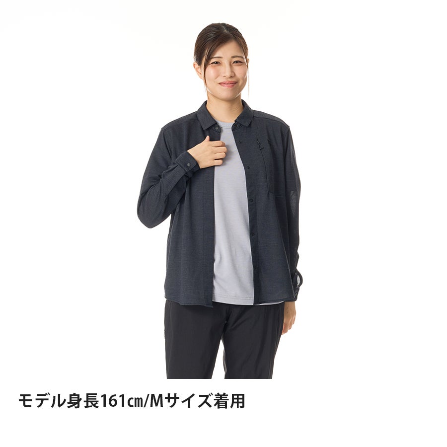 ラミースピンニットシャツ | アウトドアブランド ファイントラック
